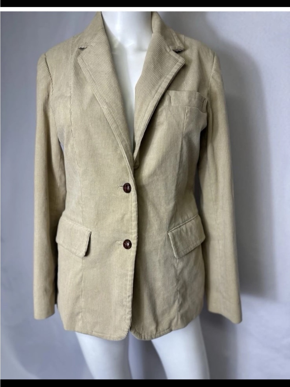 VINTAGE BG FOR CITY GALS TAN CORDUROY SIZE 11/12 JACKET